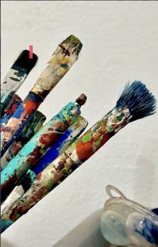 Yasir Rizvi art reel on Instagram