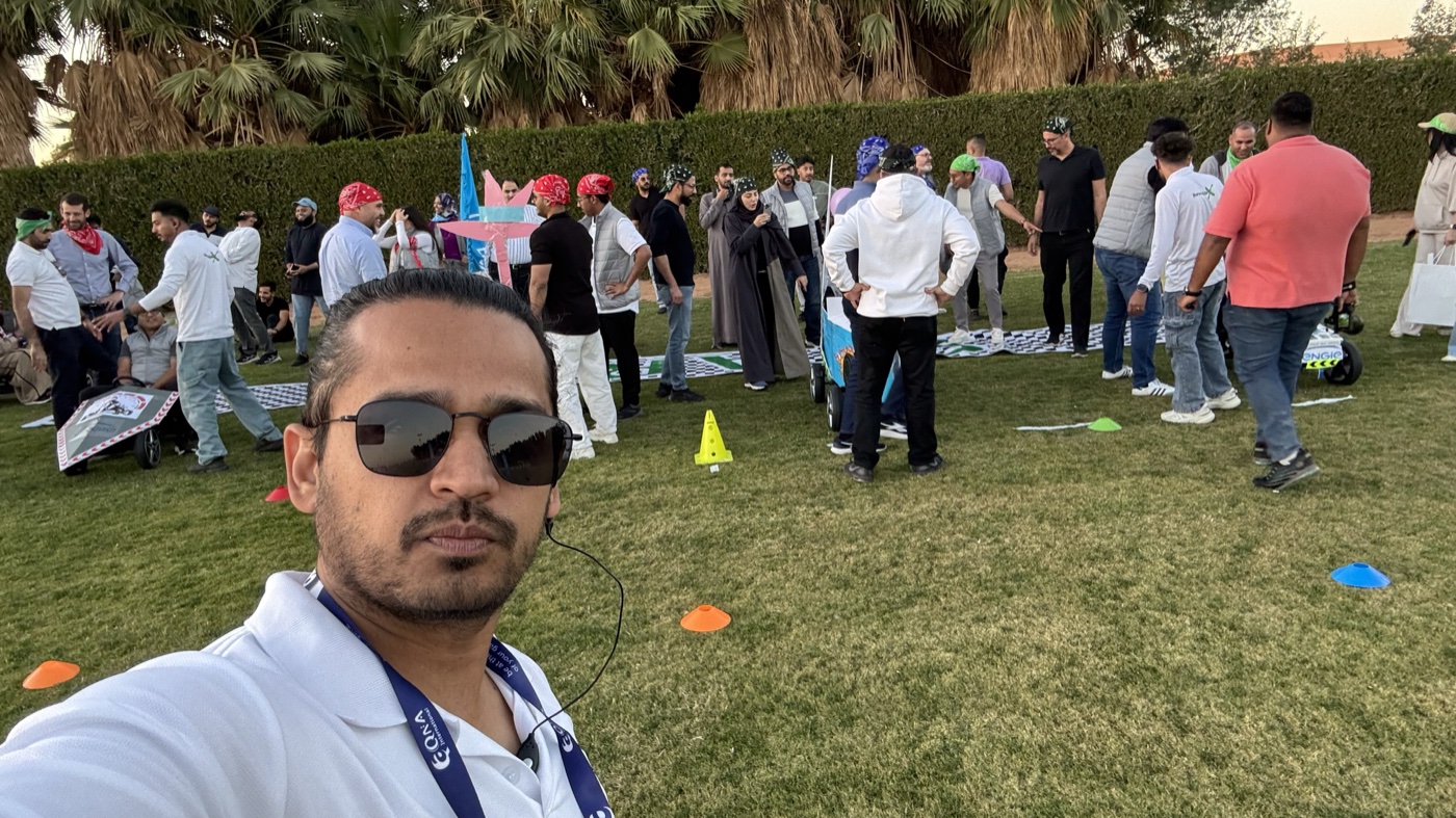 Participants in a gamified supply chain session by Yasir Rizvi