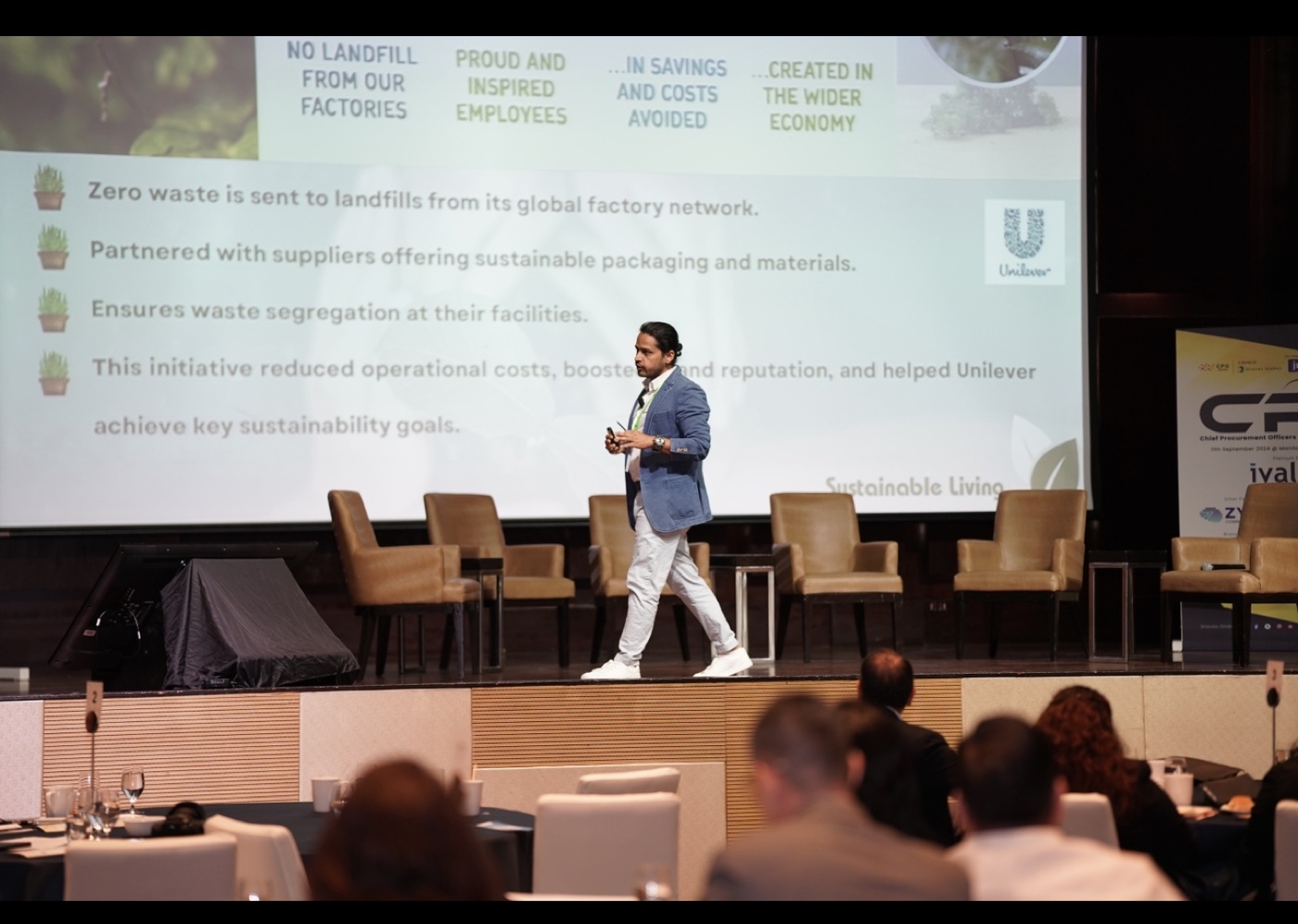 Yasir Rizvi speaking at a corporate event